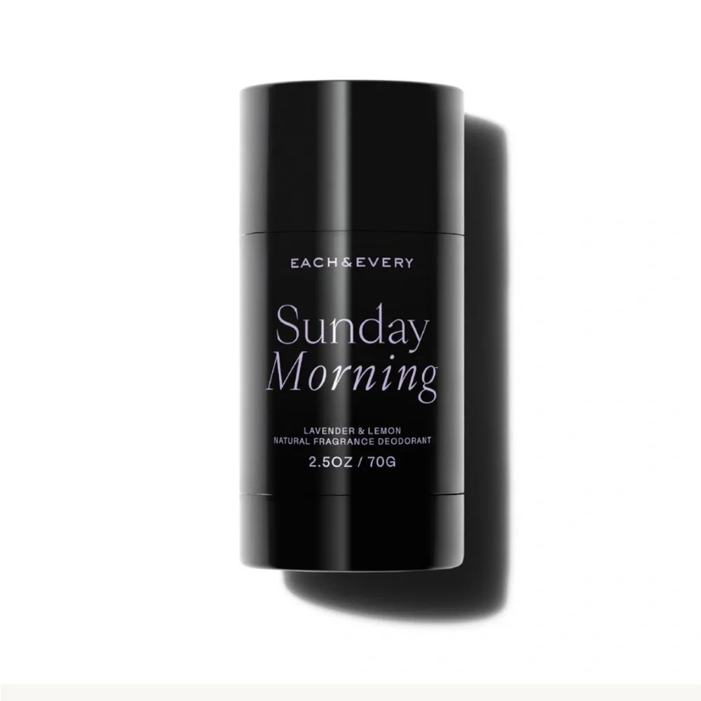 Each & Every Natural Fragrance Deodorant Sunday Morning Lavender and Lemon 2.5oz
